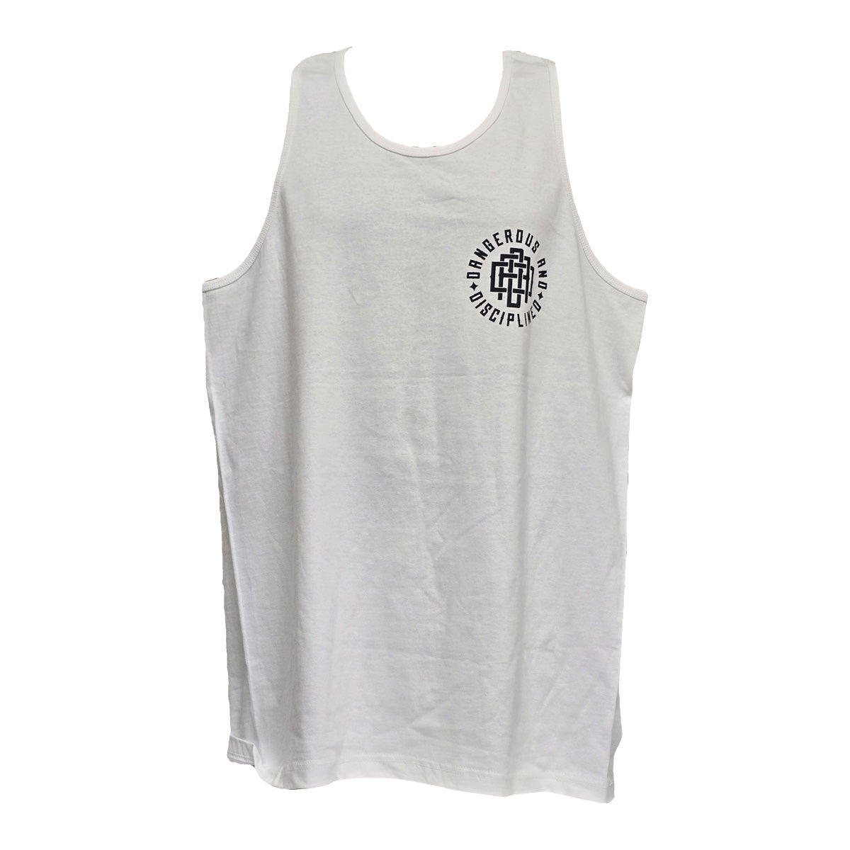 White Dad and Son DAD Acronym Tank Top