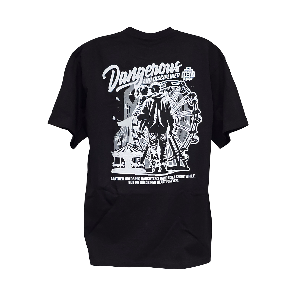 BLACK, Dad and Daughter DAD Acronym T-Shirt