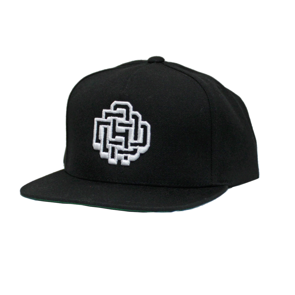 DAD Monogram Snapback Hat Black Premium Cap (Copy)