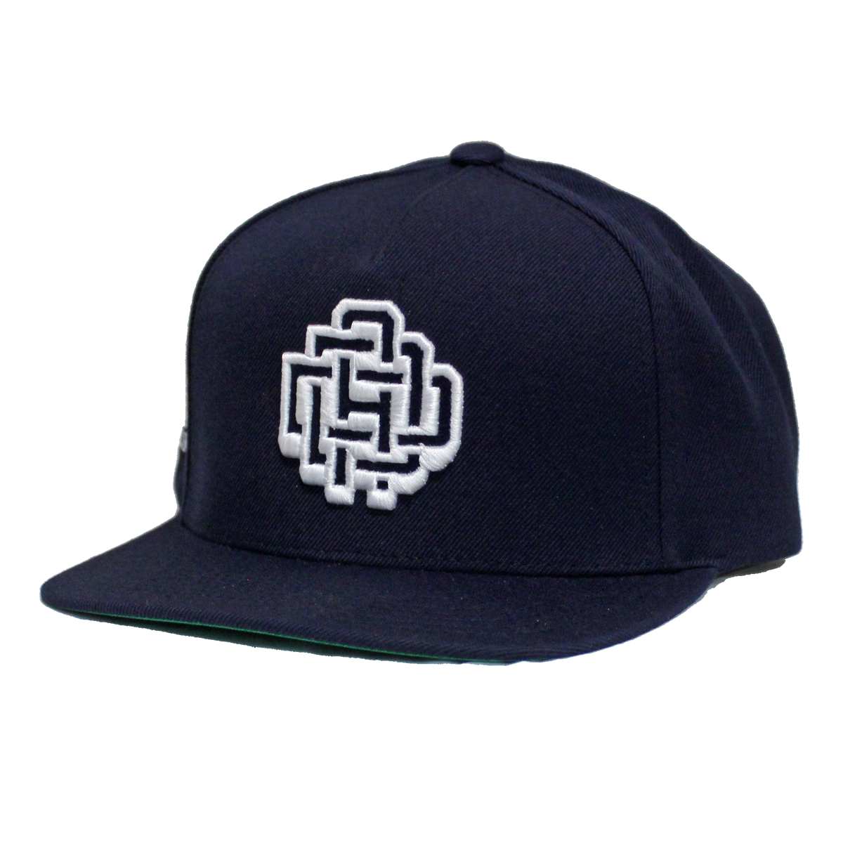 DAD Monogram Snapback Hat – Navy Blue Premium Cap