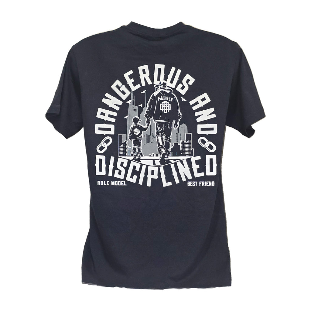 Nave Blue Dad and Son DAD Acronym T-Shirt