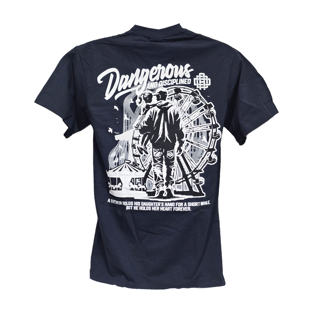 Navy Blue Dad and Daughter DAD Acronym T-Shirt