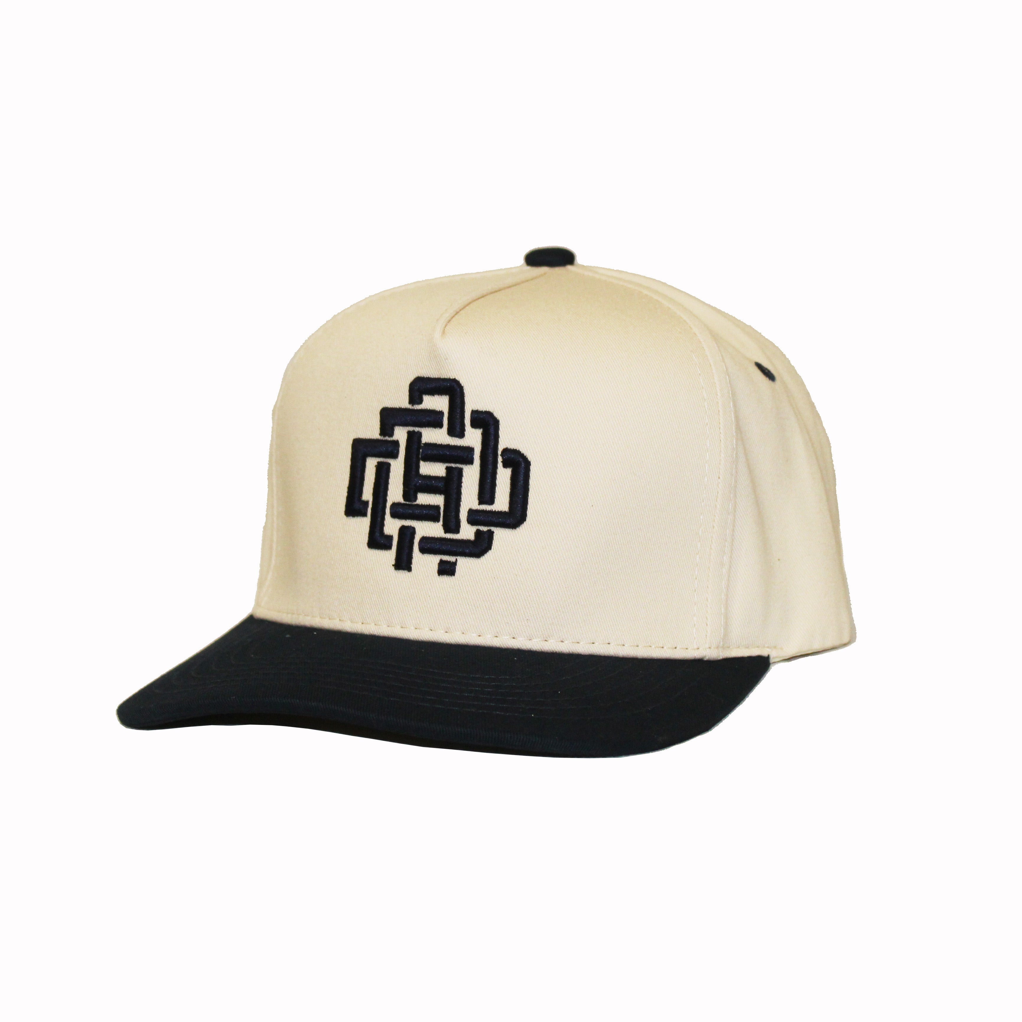 DAD Monogram Hat – Navy and Off-White Nissi Snapback