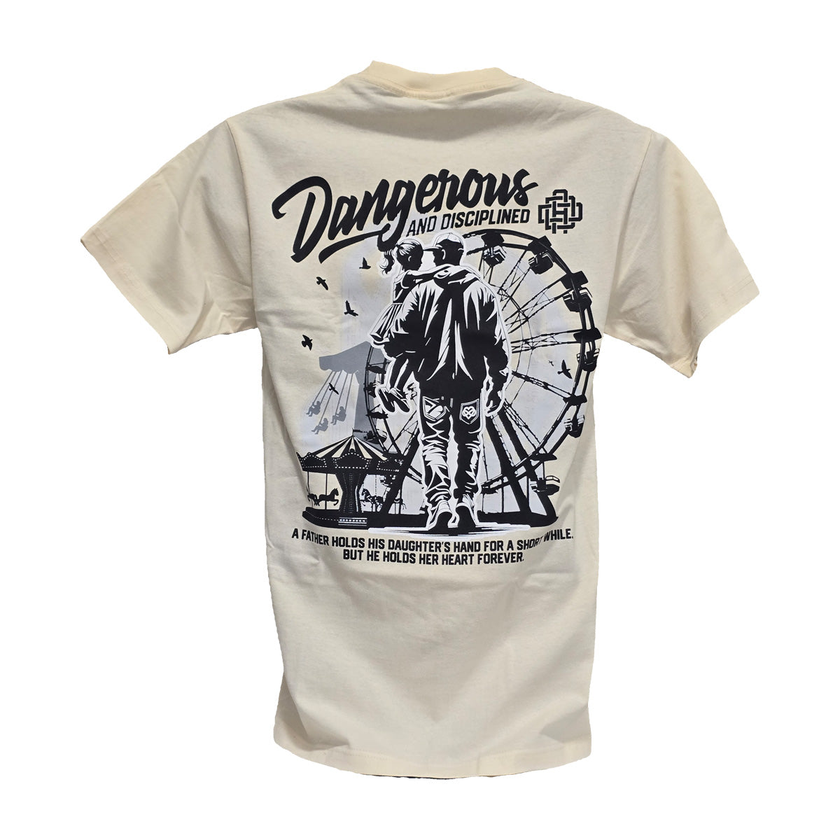 Off White Dad and Daughter DAD Acronym T-Shirt