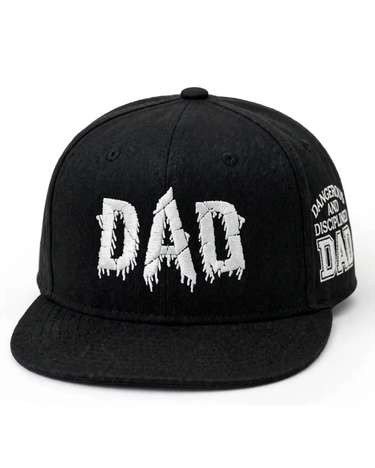 DAD Dangerous And Disciplined Shredded DAD Hat, New Era edition, ADJUSTABLE SNAPBACK