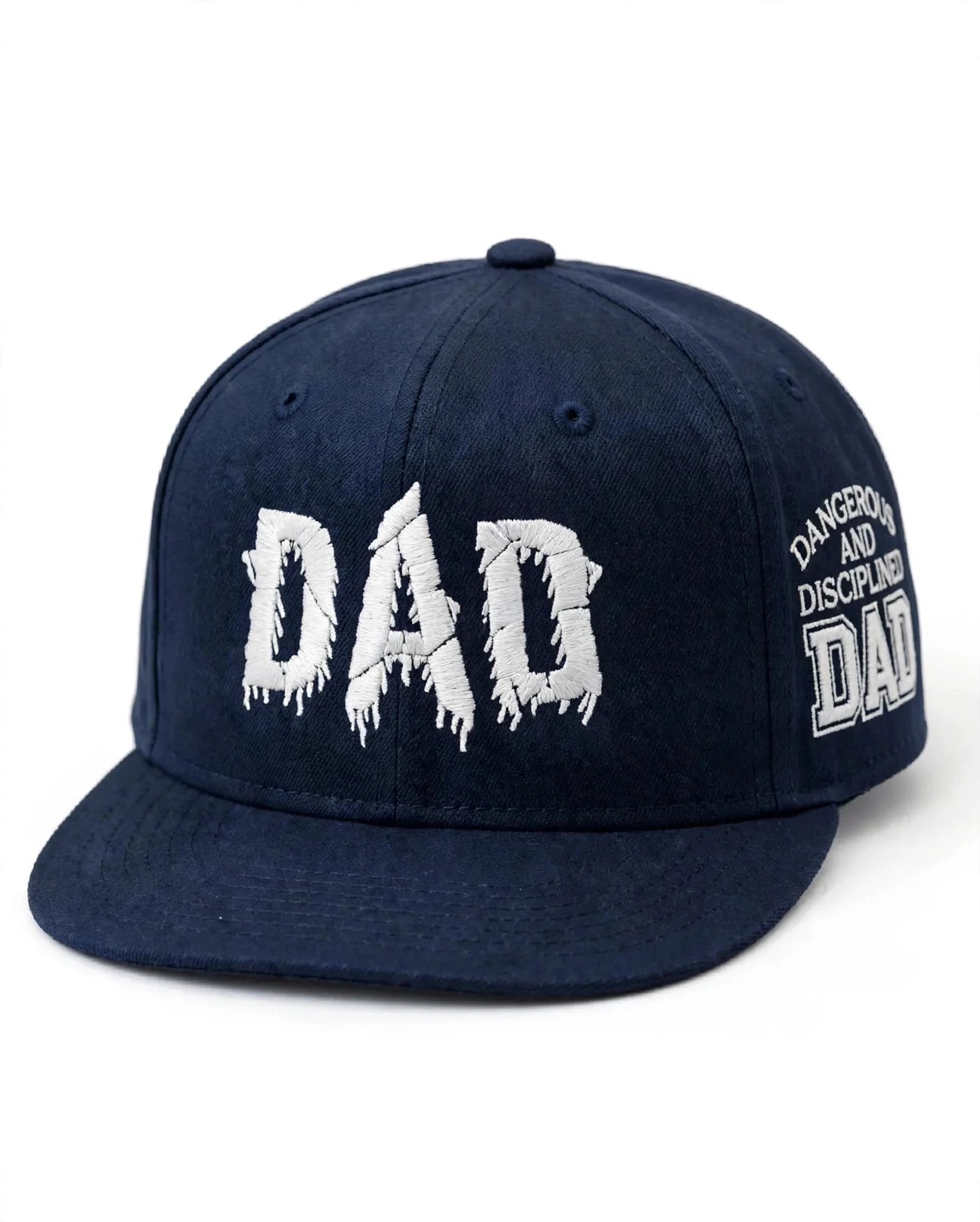 DAD Dangerous And Disciplined Shredded DAD Hat, New Era edition, ADJUSTABLE SNAPBACK